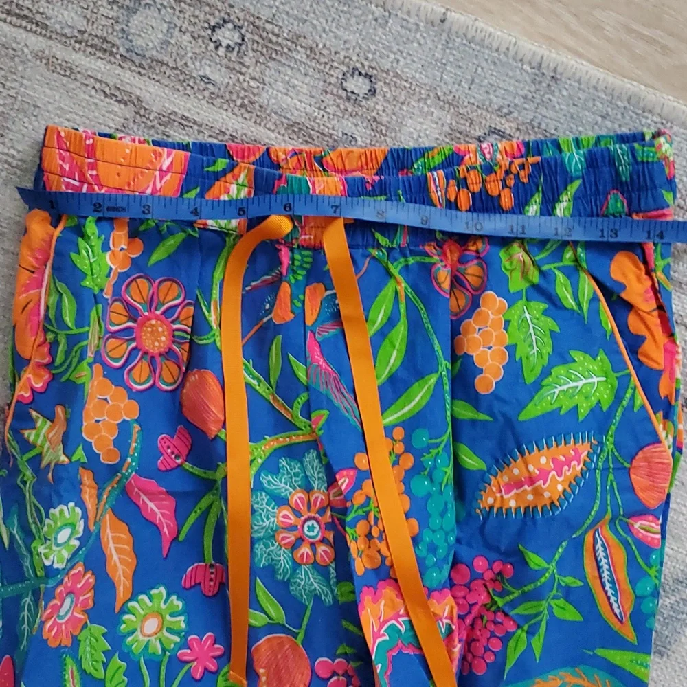 Gretchen Scott Designs Tropical Vibrant 2-piece Lounge Pajama Set SzM - Picture 8 of 12